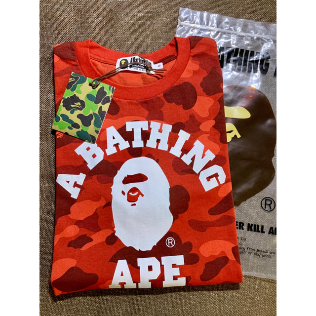 A BATHING APE(アベイシングエイプ)のBAPE COLOR CAMO COLLEGE TEE メンズのトップス(Tシャツ/カットソー(半袖/袖なし))の商品写真