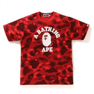 アベイシングエイプ(A BATHING APE)のBAPE COLOR CAMO COLLEGE TEE(Tシャツ/カットソー(半袖/袖なし))