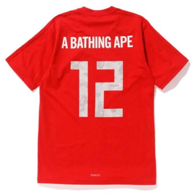 A BATHING APE(アベイシングエイプ)のBAPE × ADIDAS KACHIIRO FOOTBALL TSHIRT メンズのトップス(Tシャツ/カットソー(半袖/袖なし))の商品写真