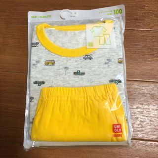 ユニクロ(UNIQLO)のユニクロ　パジャマ　半袖　100 《新品　未開封》(パジャマ)