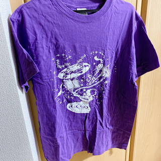 さきこ様　tシャツ　紫(Tシャツ(半袖/袖なし))