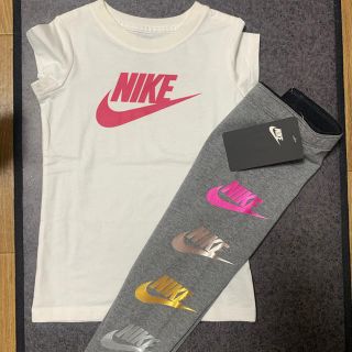 ナイキ(NIKE)の100 NIKE 新品 Ｔシャツ レギンス  セット キッズ(パンツ/スパッツ)