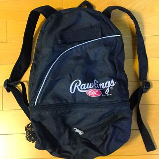 ローリングス(Rawlings)のリュック　黒色　ローリングス☆中古品(その他)