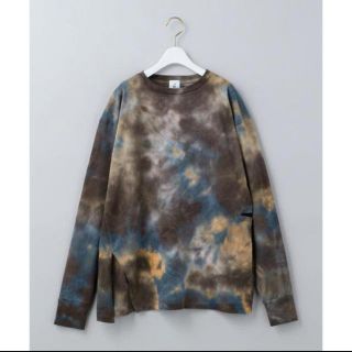 ビューティアンドユースユナイテッドアローズ(BEAUTY&YOUTH UNITED ARROWS)の6 ROKU タイダイ SLIT TIE DYE MOTIF PULLOVER(カットソー(長袖/七分))