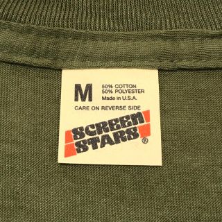 ヘインズ(Hanes)のデッドストック！ 80's SCREEN STARS T USA製 M カーキ(Tシャツ/カットソー(半袖/袖なし))