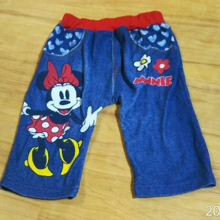 ディズニー(Disney)のミニー デニム風プリントパンツ size110(パンツ/スパッツ)