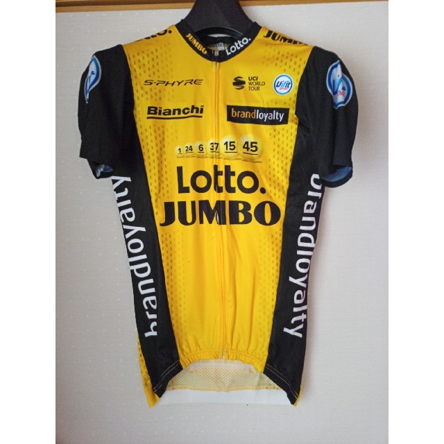 支給品 Lotto Jumbo サイクルジャージ ロットユンボ SHIMANO