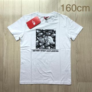 ザノースフェイス(THE NORTH FACE)の新作レア【日本未入荷】ザ　ノースフェイス　総柄ボックスロゴ　Tシャツ　160(Tシャツ/カットソー)