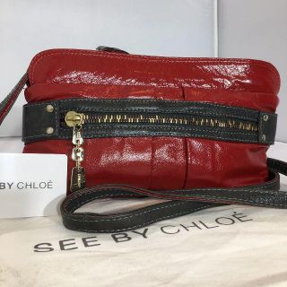 シーバイクロエ(SEE BY CHLOE)のSEE BY CHLOE/シーバイクロエ　ショルダーバッグ/クラッチバッグ/赤(ショルダーバッグ)