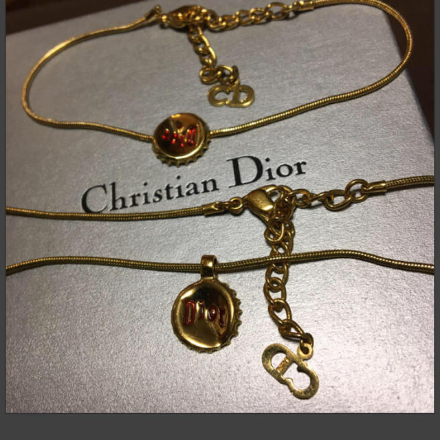 Christian Dior 缶モチーフ　ネックレス ブレスレット セット