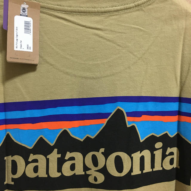 新品タグ付 パタゴニア オーガニックコットンTシャツ ロゴ L