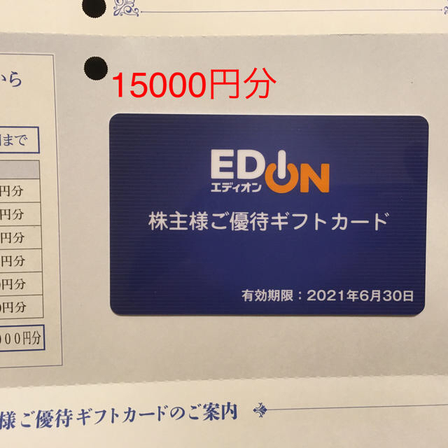 予約販売品】 エディオン 株主優待券 | www.ekopen.tj