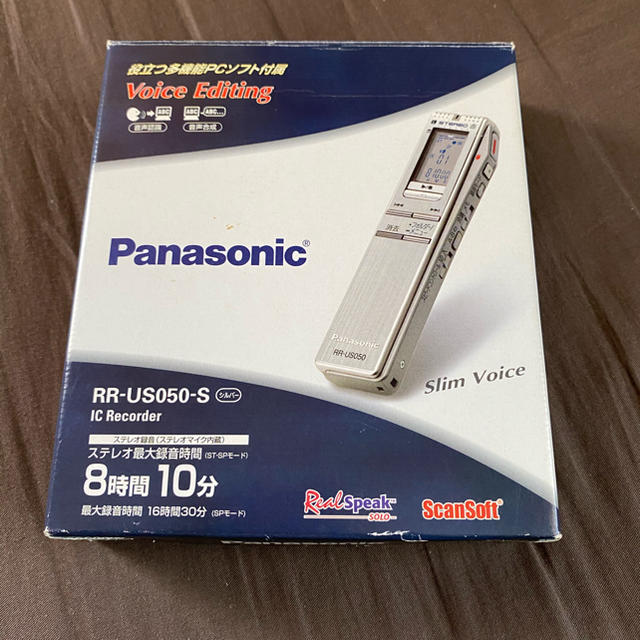 Panasonic(パナソニック)のPanasonic   ICレコーダー　　RR-US050-S（シルバー) 楽器のレコーディング/PA機器(その他)の商品写真