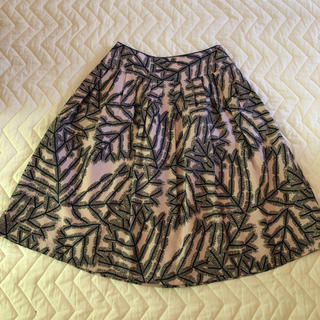 ミナペルホネン(mina perhonen)の美品 Sally Scott/ 松の葉  フレアスカート(ひざ丈スカート)