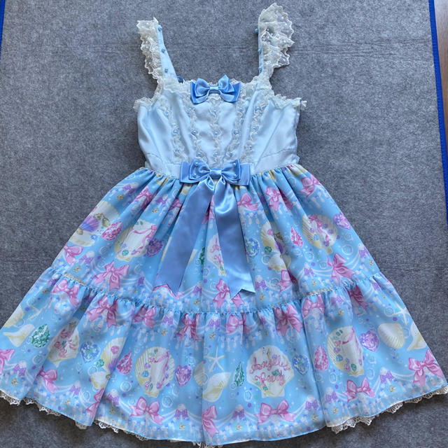 Angelic Pretty(アンジェリックプリティー)のAngelic Pretty  Jewel Marine レディースのワンピース(ひざ丈ワンピース)の商品写真