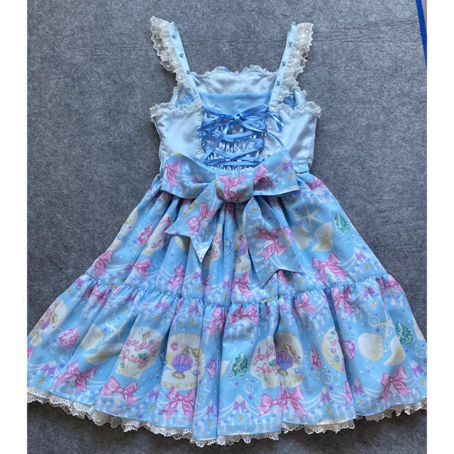 Angelic Pretty(アンジェリックプリティー)のAngelic Pretty  Jewel Marine レディースのワンピース(ひざ丈ワンピース)の商品写真