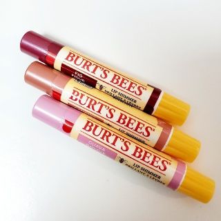 バーツビーズ(BURT'S BEES)の【未使用】BURT'S BEETS リップシマー3色セット(リップケア/リップクリーム)