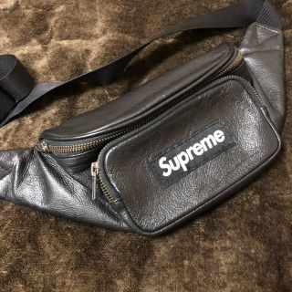 シュプリーム(Supreme)のsupreme leather waist bag 17 レザー　ウエスト(ウエストポーチ)