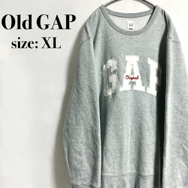 GAP(ギャップ)のオールド GAP ギャップ スウェット トレーナー グレー オリジナル グレー メンズのトップス(スウェット)の商品写真