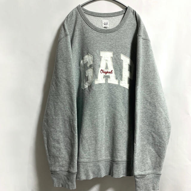 GAP(ギャップ)のオールド GAP ギャップ スウェット トレーナー グレー オリジナル グレー メンズのトップス(スウェット)の商品写真