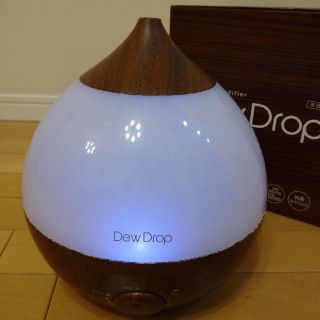 ☆木目調加湿器DewDrop スリーアップ HF-1412DB(加湿器/除湿機)