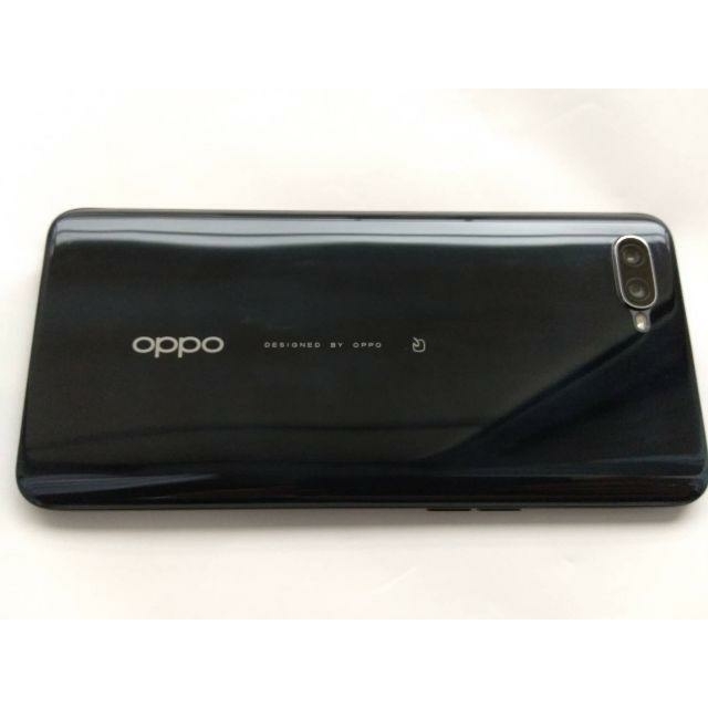 【値下げ】OPPO Reno A 128GB ブラック本体　端末購入証明書付き スマホ/家電/カメラのスマートフォン/携帯電話(スマートフォン本体)の商品写真