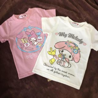 サンリオ(サンリオ)の新品　マイメロ　Tシャツ　90 2枚セット(Tシャツ/カットソー)