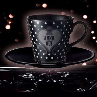 アナスイ(ANNA SUI)の【最終値下げ・ANNA SUI】ノベルティ カップ&ソーサー【新品未開封】(グラス/カップ)