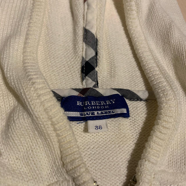 BURBERRY BLUE LABEL(バーバリーブルーレーベル)のニットパーカー レディースのトップス(パーカー)の商品写真