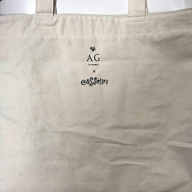 AG by aquagirl(エージーバイアクアガール)のAG by aquagirl x Casselini  コラボ トートバッグ レディースのバッグ(トートバッグ)の商品写真