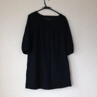 ビームス(BEAMS)の値下げ‼BEAMS シンプルな黒ワンピ(ミニワンピース)