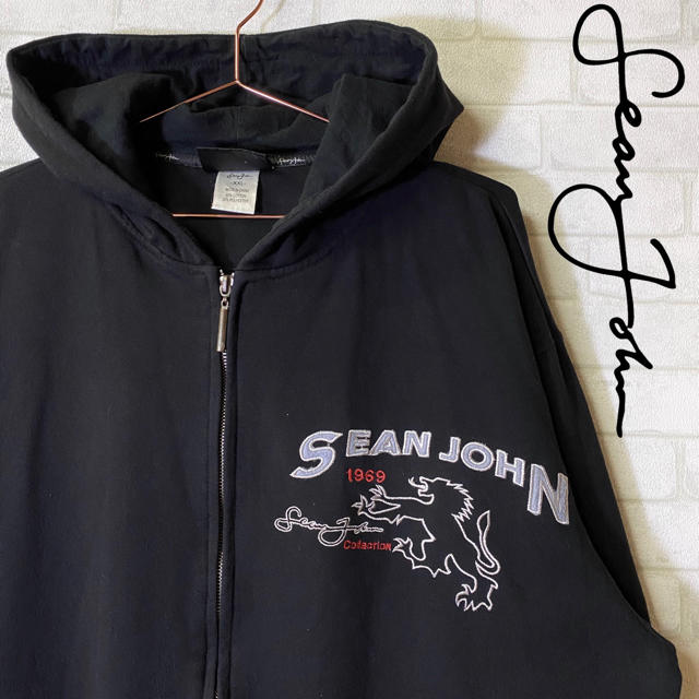 Sean John パーカー サイズ2XL ショーンジョン B系 古着 ゆるだぼ