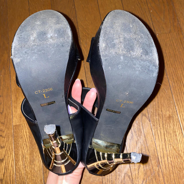 ハイヒールサンダル(美品) レディースの靴/シューズ(ハイヒール/パンプス)の商品写真