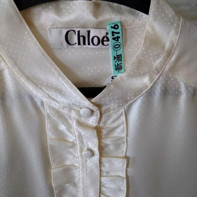 通常在庫品 セール 美品クロエブラウス Chloe シルク 36 定価14万円