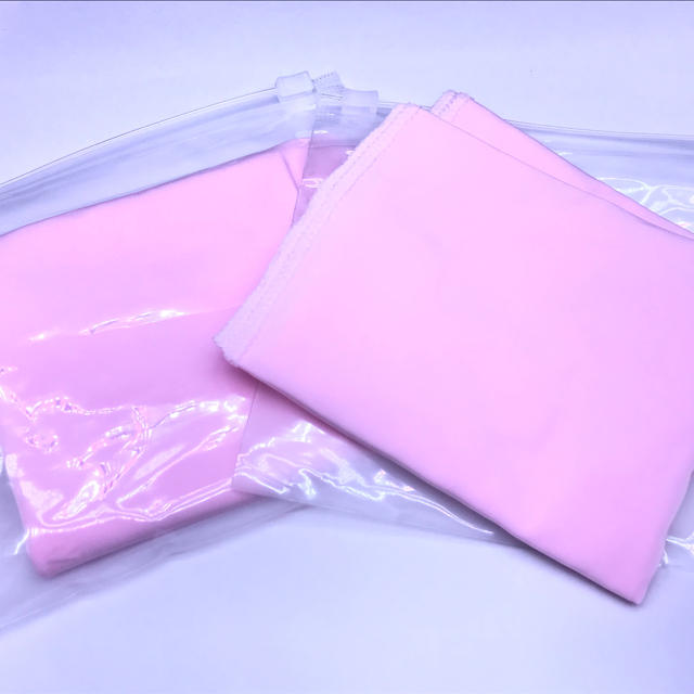 【2枚セット】 冷感 フェイスマスク フェイスカバー UVカット ピンク レディースのファッション小物(バンダナ/スカーフ)の商品写真