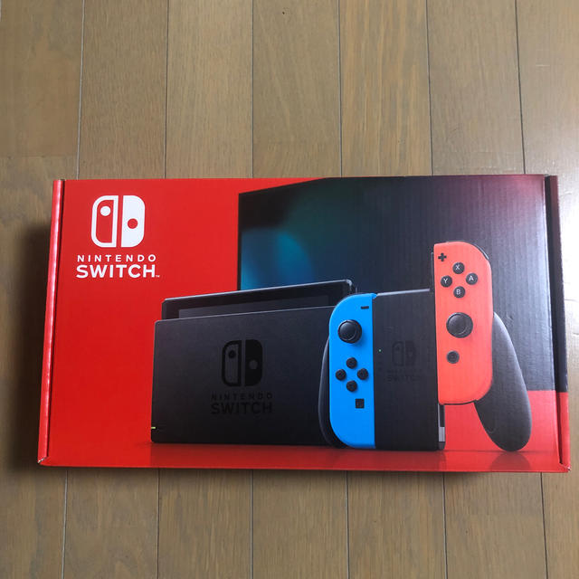 任天堂Nintendo Switch ネオンブルー　新型バッテリー長