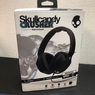 スカルキャンディ(Skullcandy)のSkull candy crusher black(ヘッドフォン/イヤフォン)