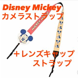 ディズニー(Disney)の【クマ様 専用】【新品！】Mickey カメラ・レンズキャップストラップ(その他)