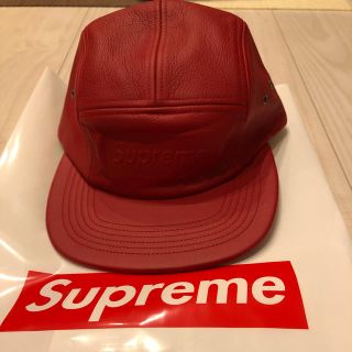 シュプリーム(Supreme)のシュプリームsupreme レザーCamp cap(キャップ)