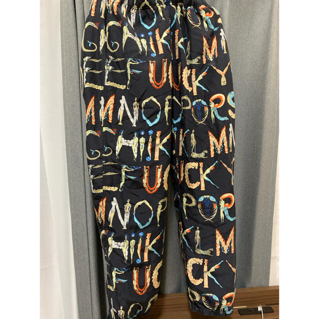 supreme alphabet silk pant Lサイズパンツ