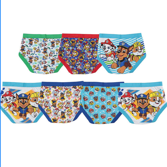 新品★パウパトロール　pawpatrol ブリーフ　パンツ　7枚セット　下着 キッズ/ベビー/マタニティのキッズ服男の子用(90cm~)(下着)の商品写真