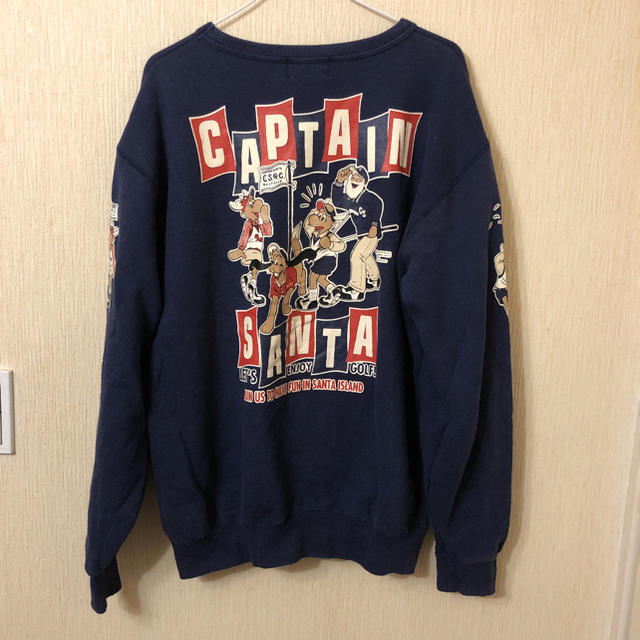 CAPTAIN SANTA(キャプテンサンタ)のキャプテンサンタ captain Santa スウェット　L　両面プリント メンズのトップス(スウェット)の商品写真