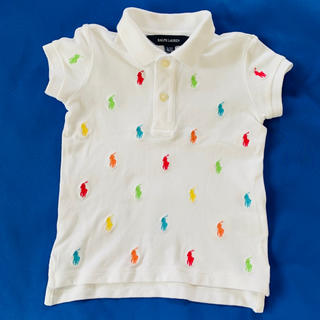 ラルフローレン(Ralph Lauren)のラルフローレン　半袖ポロシャツ 3T100㎝ マルチカラーポニー刺繍(Tシャツ/カットソー)