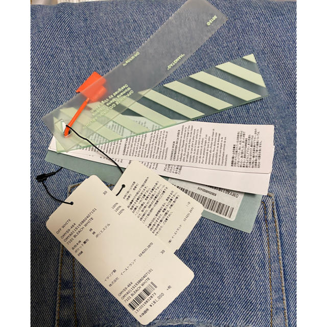 OFF WHITE 定価万円Off White × EV BRAVADO コラボ デニムの