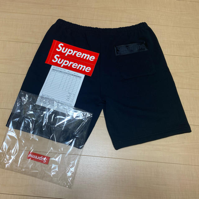 Supreme(シュプリーム)のsupreme tonal webbing sweatshort M 黒 メンズのパンツ(ショートパンツ)の商品写真