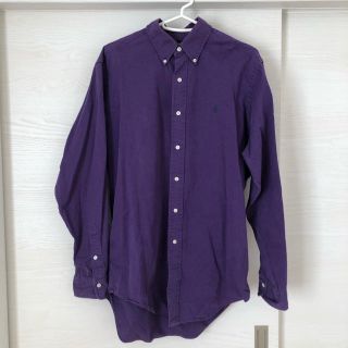 ラルフローレン(Ralph Lauren)の【ラルフローレン】Ralph シャツ　メンズ　紫　パープル　ワイシャツ　古着(シャツ)