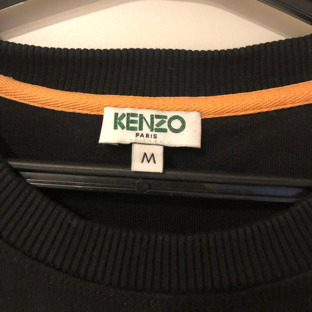 KENZO(ケンゾー)のKENZO スウェット トップス 刺繍  黒 レディースのトップス(トレーナー/スウェット)の商品写真