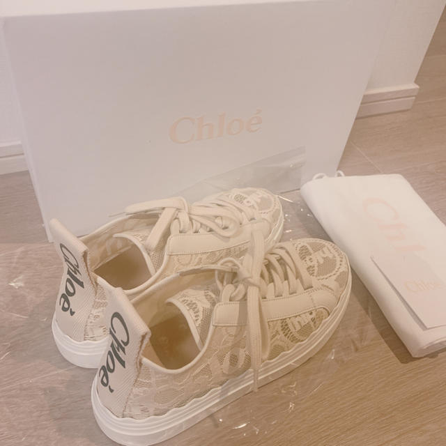 Chloe クロエ　スニーカー　レース