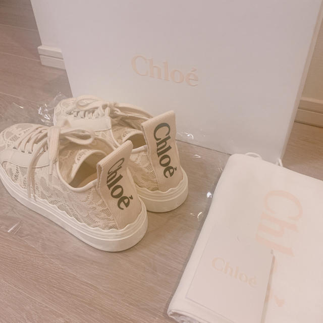 Chloe レーススニーカー