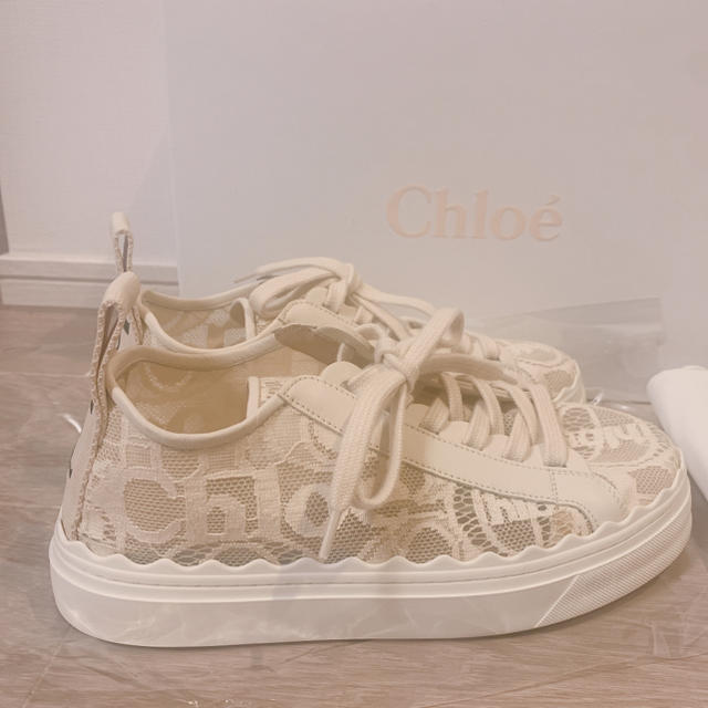Chloe(クロエ)のChloe レーススニーカー レディースの靴/シューズ(スニーカー)の商品写真